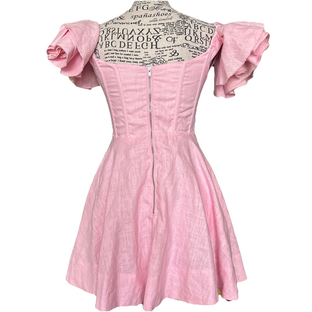 Bardot Sigma Mini Dress in SOFT PINK  Size 4 Retail NWT $179 - Picture 6 of 11